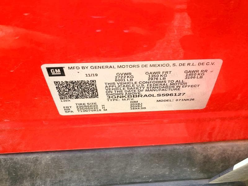 2020 CHEVROLET BLAZER 1LT 13