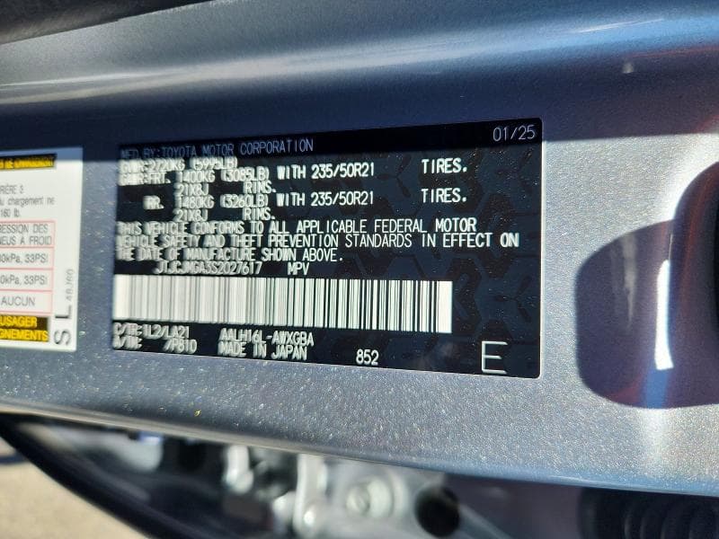 2025 LEXUS RX 450H+ LUXURY 12