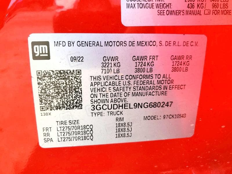 2022 CHEVROLET SILVERADO K1500 ZR2 12