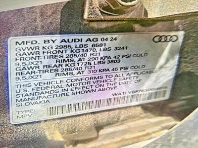 2025 AUDI Q7 PREMIUM PLUS 10