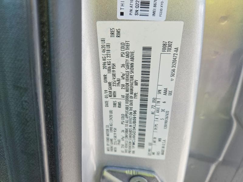 2019 FORD ESCAPE SE 13