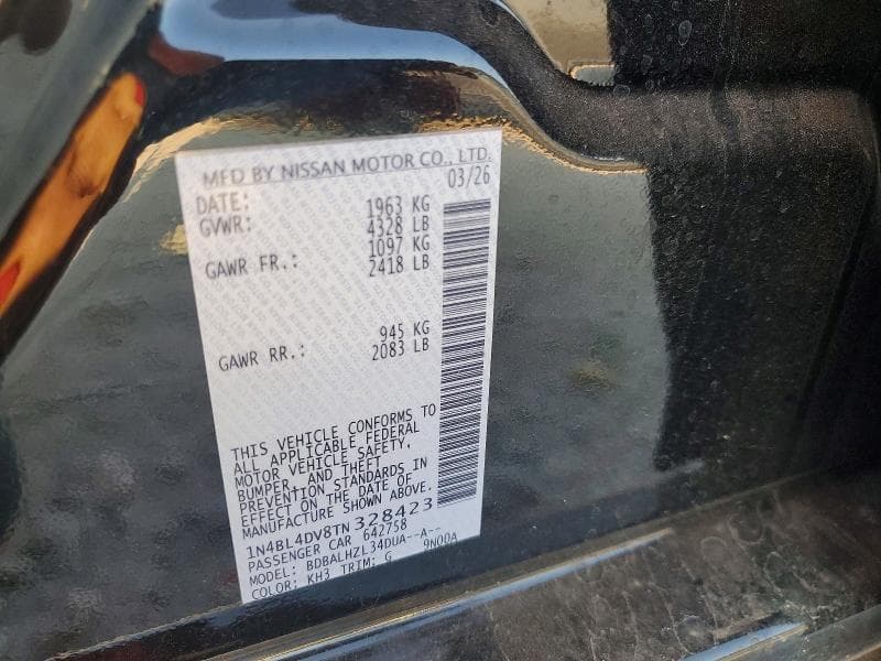 2026 NISSAN ALTIMA SV 13