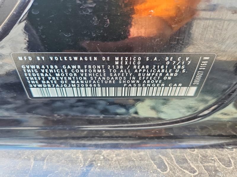 2018 VOLKSWAGEN JETTA SE 12