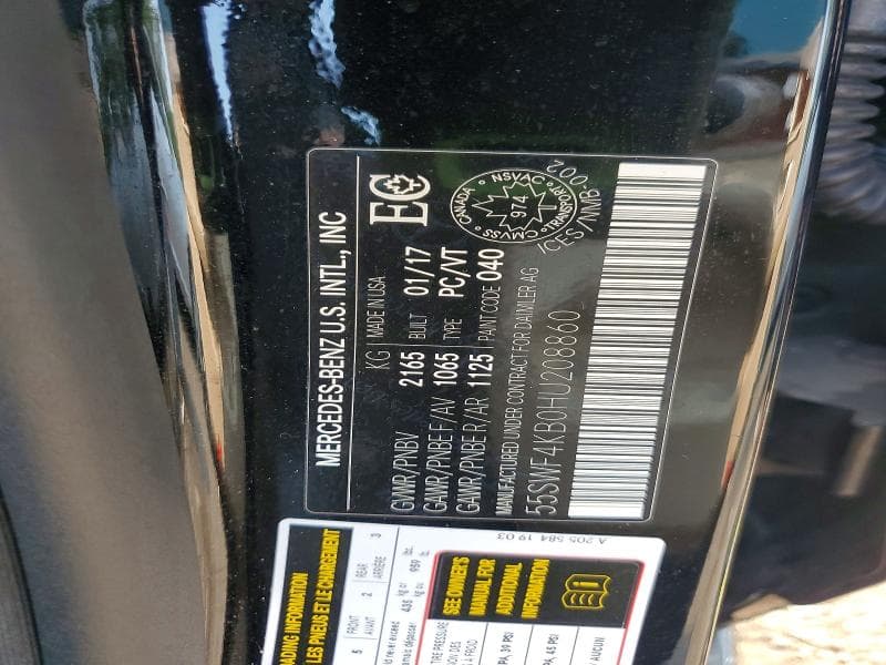2017 MERCEDES-BENZ C 300 4MATIC 300 4MATIC 12