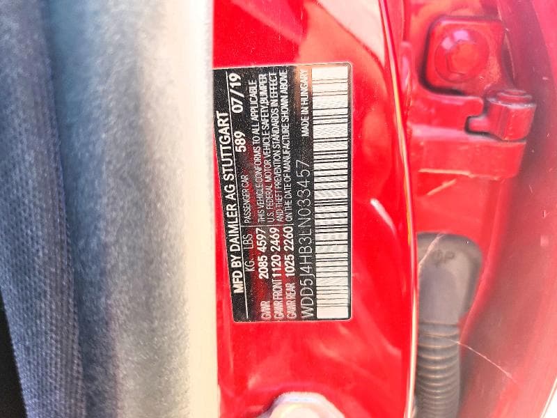 2020 MERCEDES-BENZ CLA 250 4MATIC 12