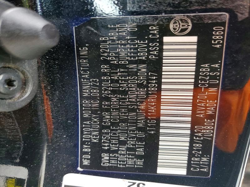 2024 TOYOTA CAMRY SE 12