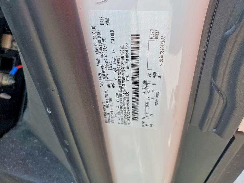 2024 FORD TRANSIT T-350 13