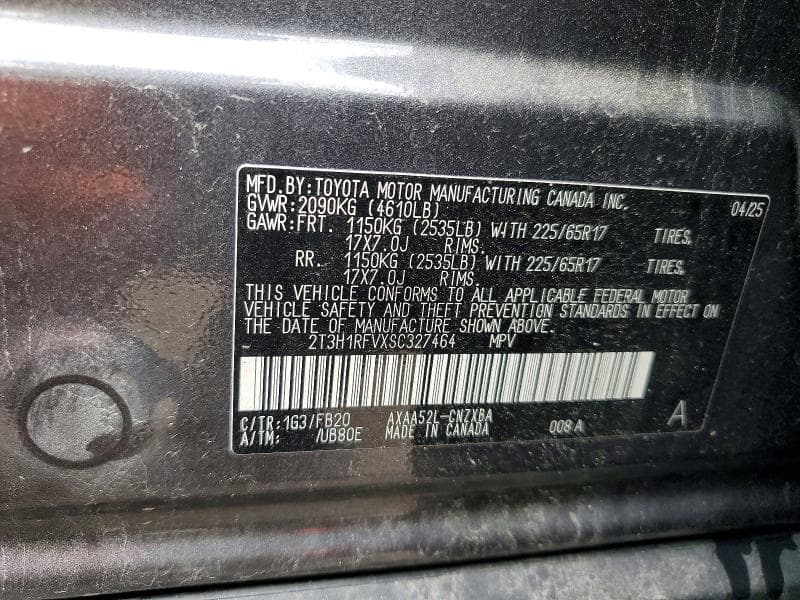 2025 TOYOTA RAV4 LE 13