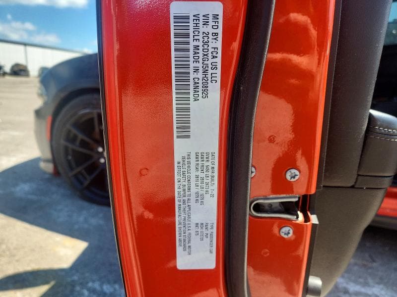 2022 DODGE CHARGER SCAT PACK 12