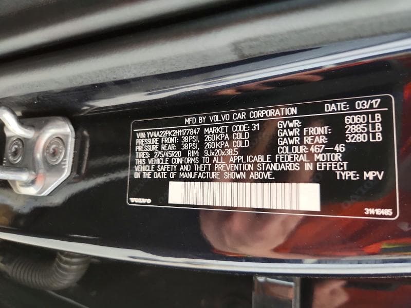 2017 VOLVO XC90 T6 13