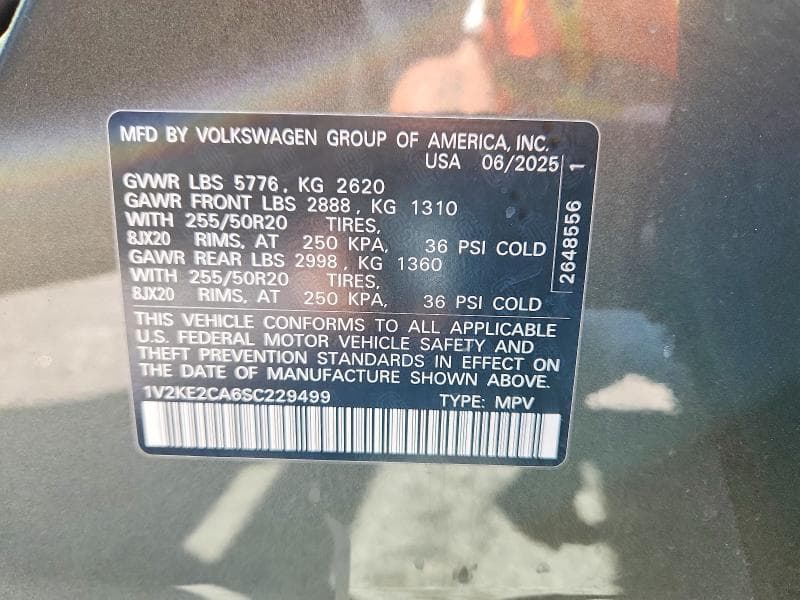 2025 VOLKSWAGEN ATLAS CROSS SPORT SE 13