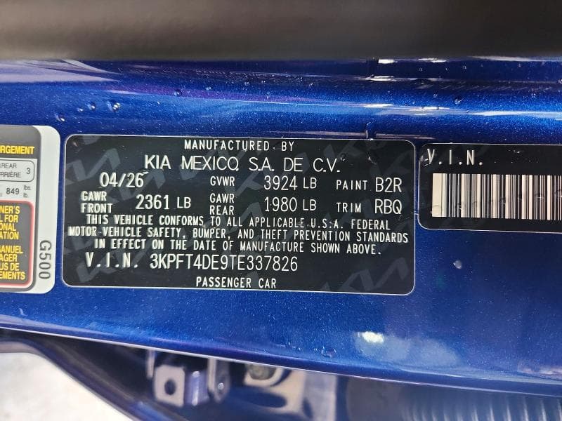 2026 KIA K4 LXS 12