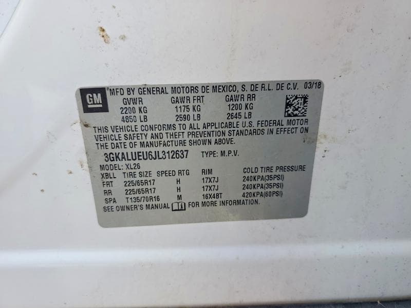 2018 GMC TERRAIN SLE 13