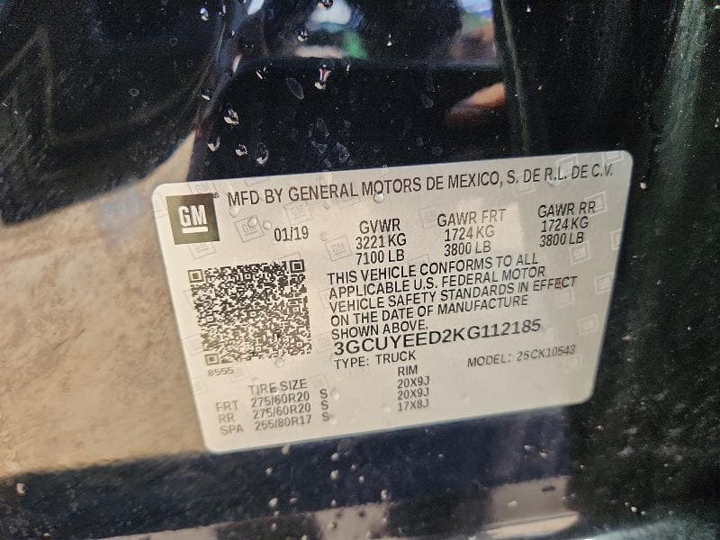 2019 CHEVROLET SILVERADO K1500 RST 12