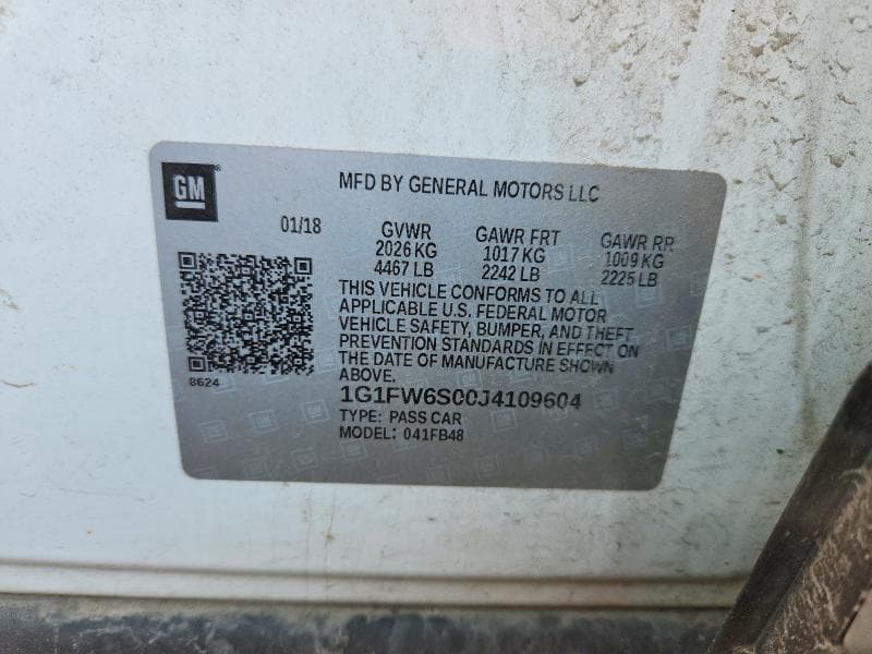 2018 CHEVROLET BOLT EV LT 12