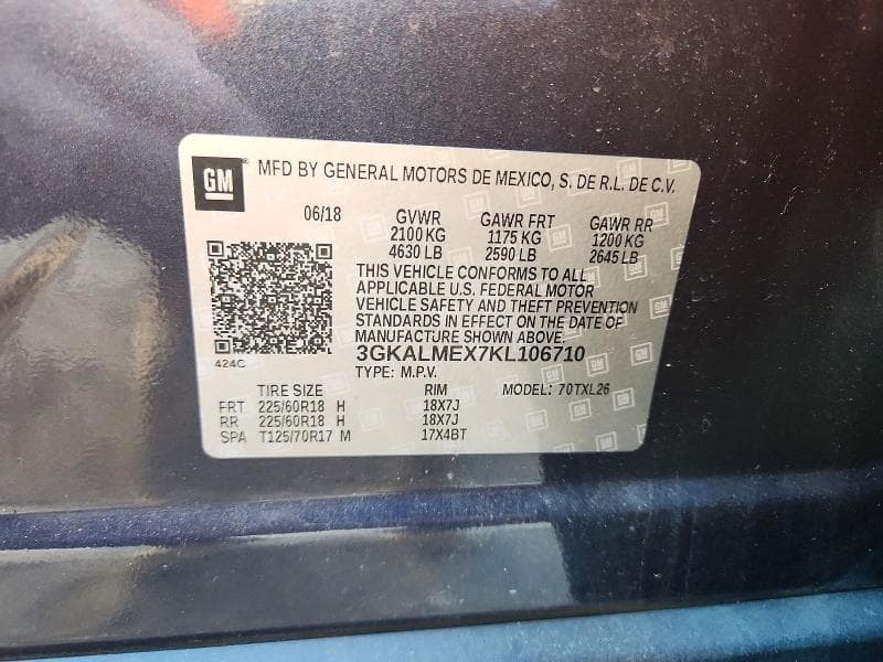 2019 GMC TERRAIN SLE 14