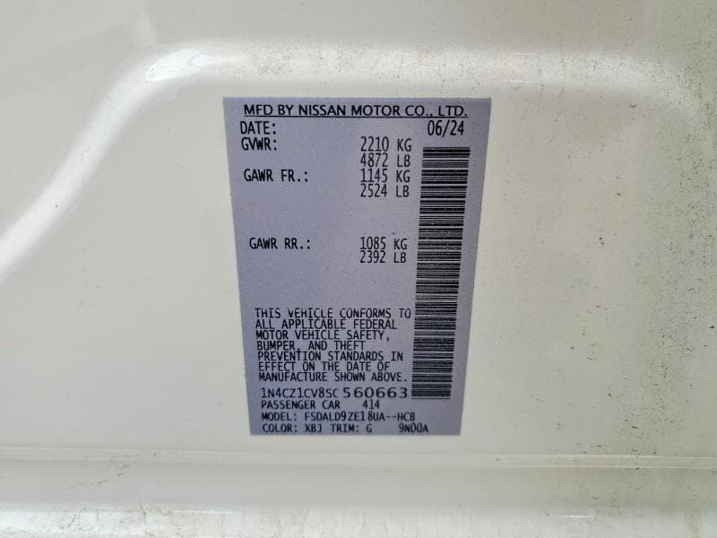 2025 NISSAN LEAF SV PLUS 13