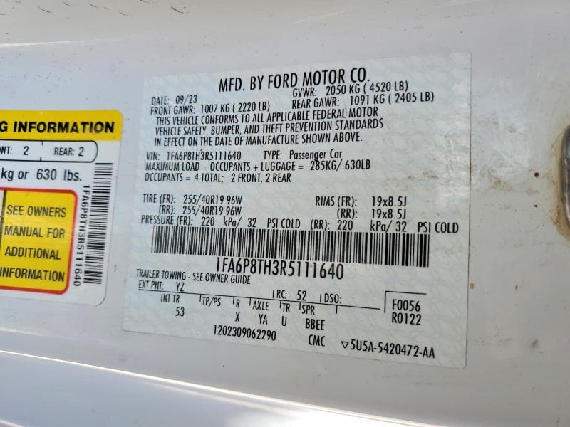 2024 FORD MUSTANG 12