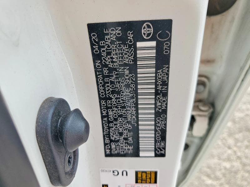 2020 TOYOTA PRIUS PRIME XLE 13