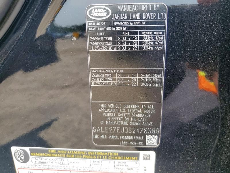 2025 LAND ROVER DEFENDER 110 X-DYNAMIC SE 14