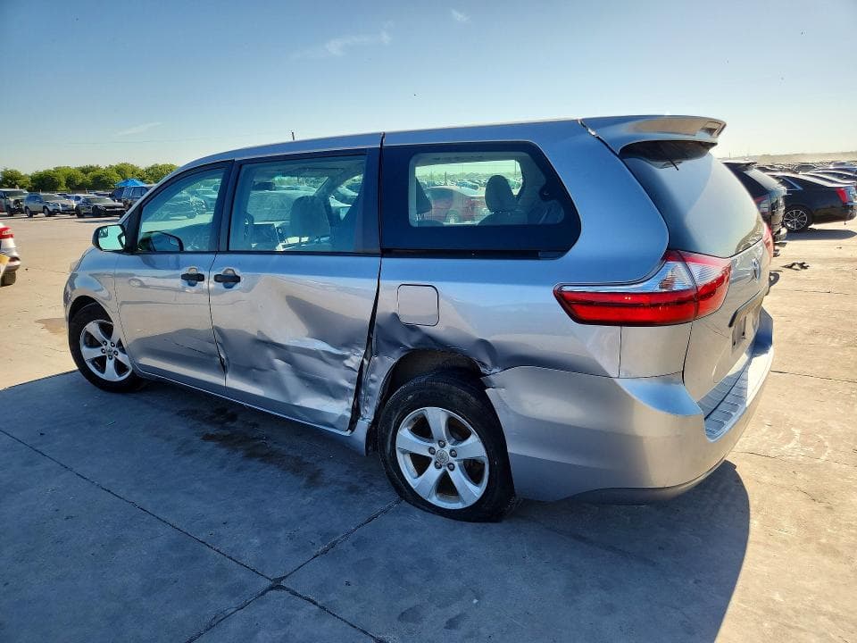 2017 TOYOTA SIENNA L 7-PASSENGER 2