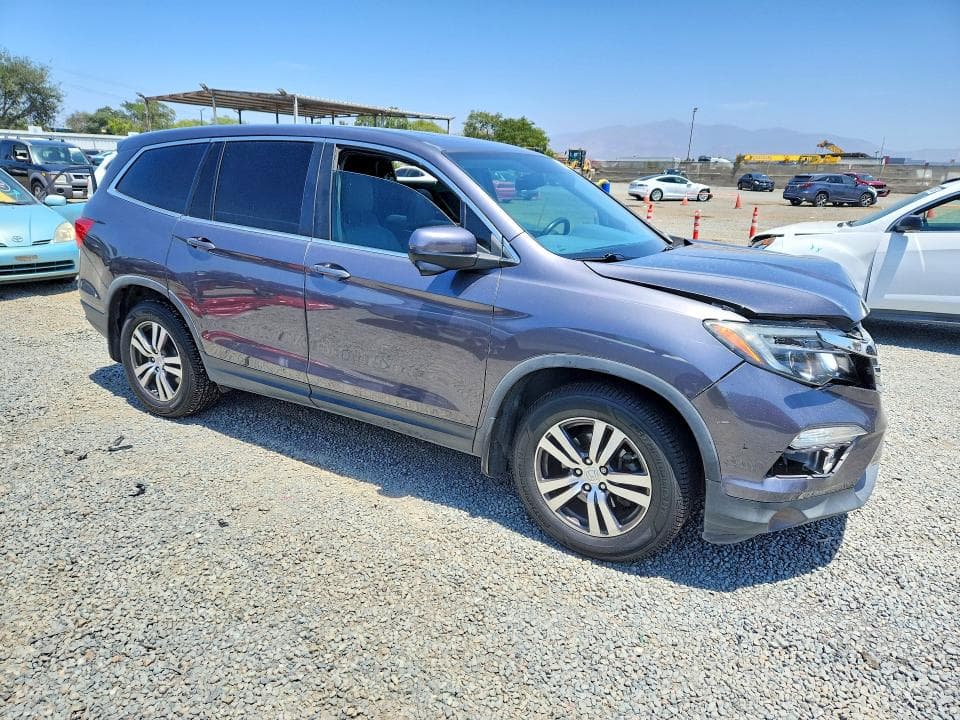 2017 HONDA PILOT EXLN 4