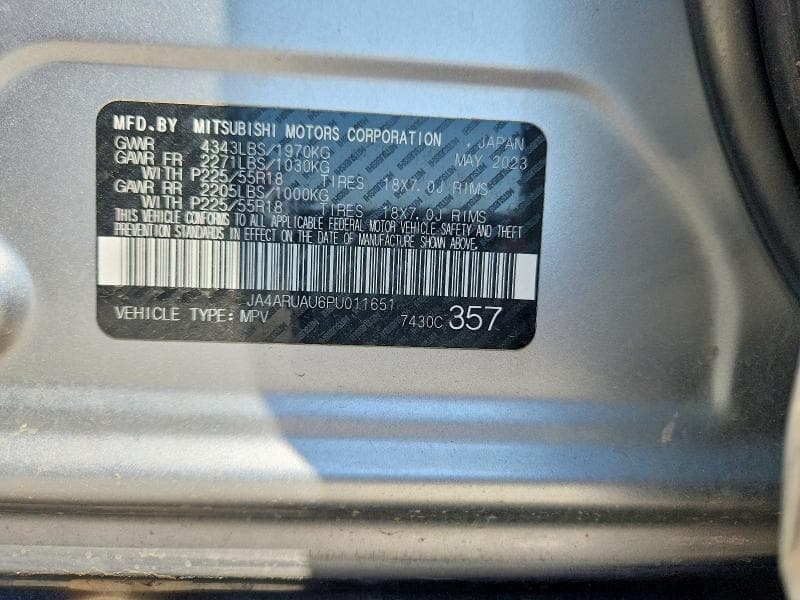2023 MITSUBISHI OUTLANDER SPORT S/SE 14