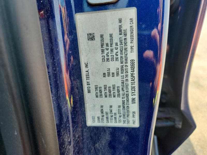 2023 TESLA MODEL 3 12