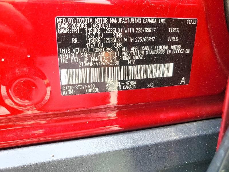 2023 TOYOTA RAV4 XLE 12