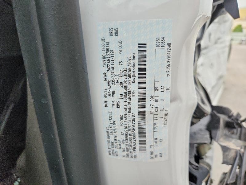 2025 FORD TRANSIT T-350 13