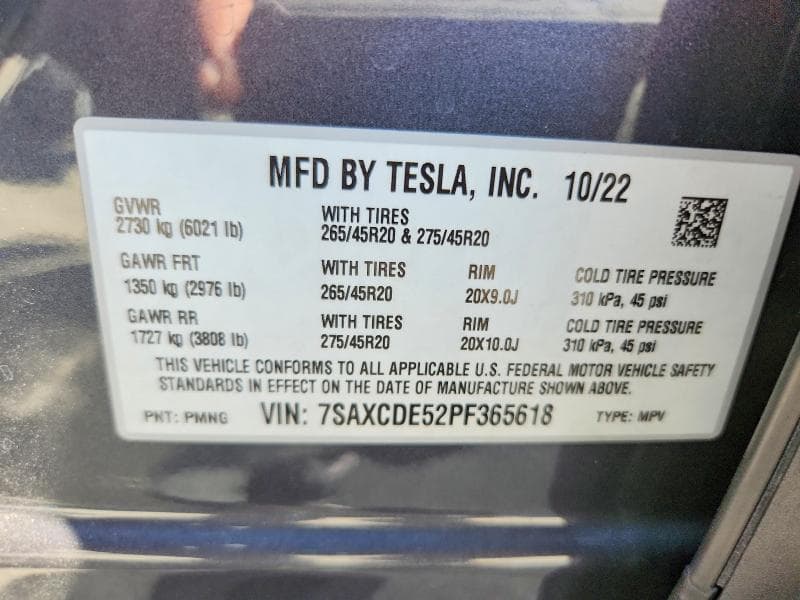 2023 TESLA MODEL X 13