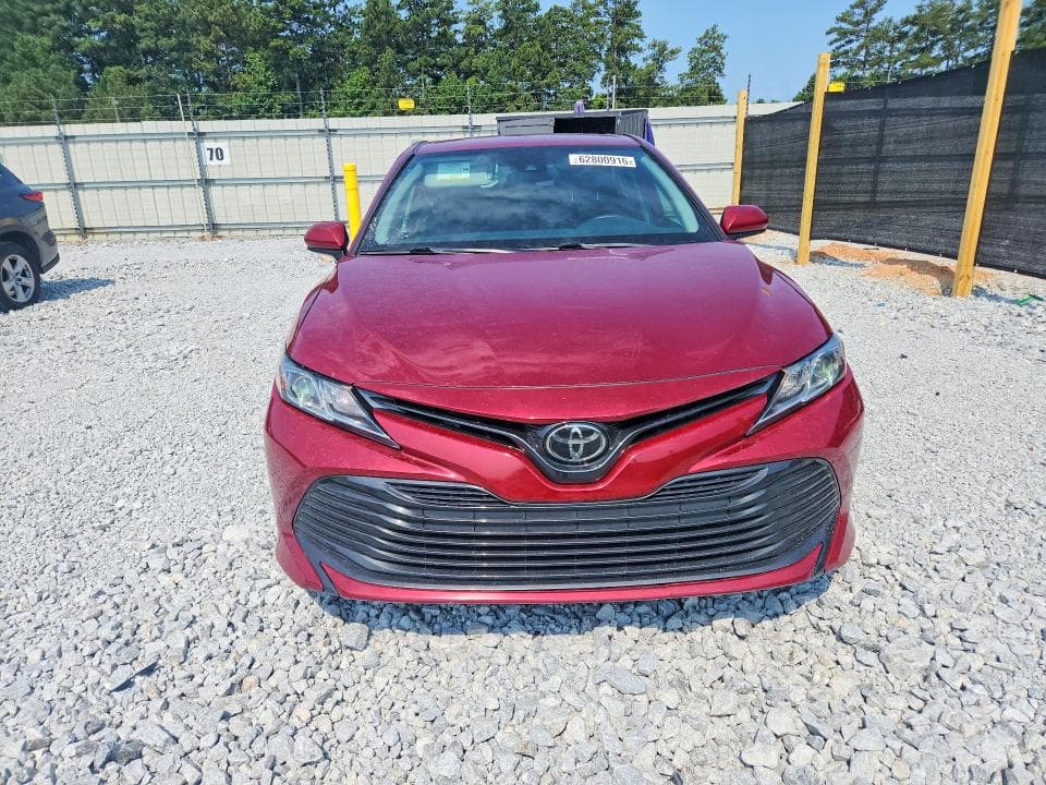 2019 TOYOTA CAMRY LE 5