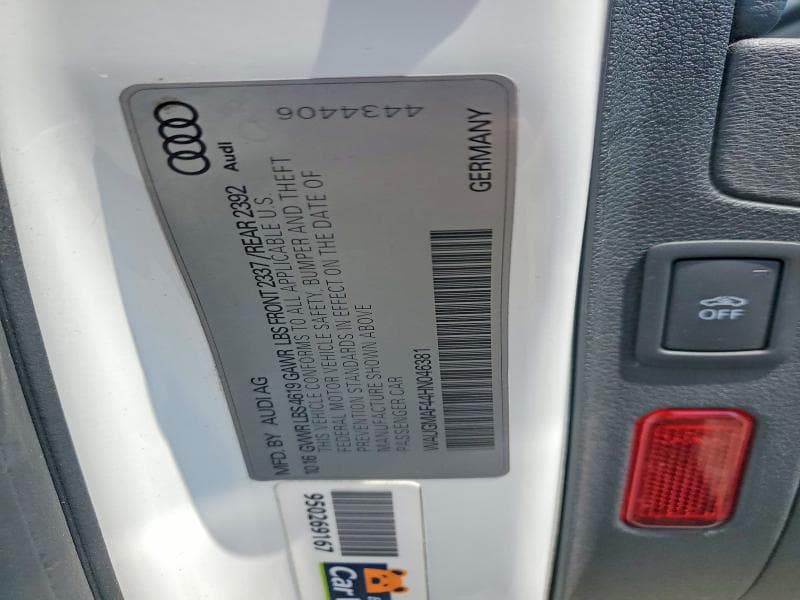 2017 AUDI A4 ULTRA PREMIUM 12