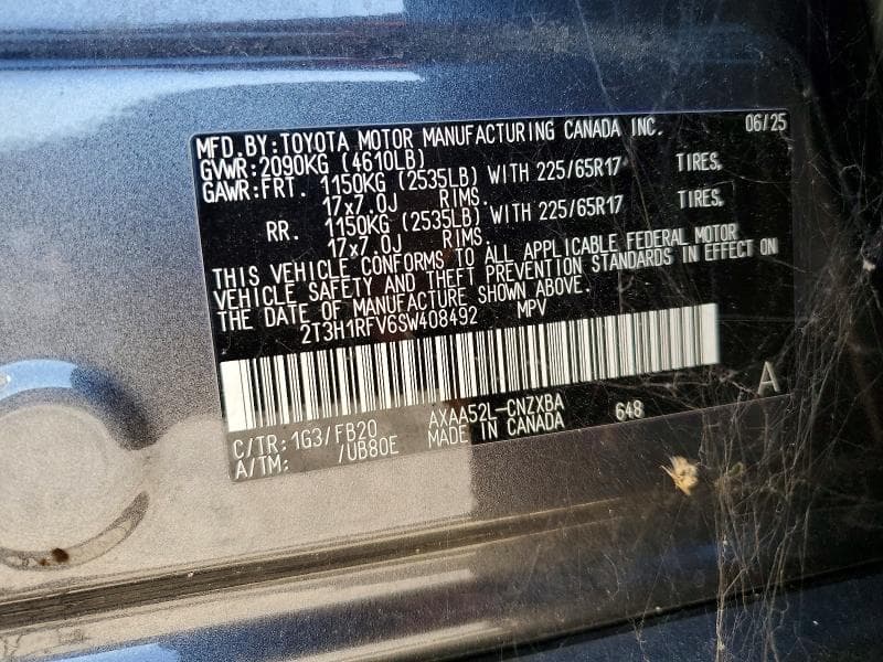 2025 TOYOTA RAV4 LE 13