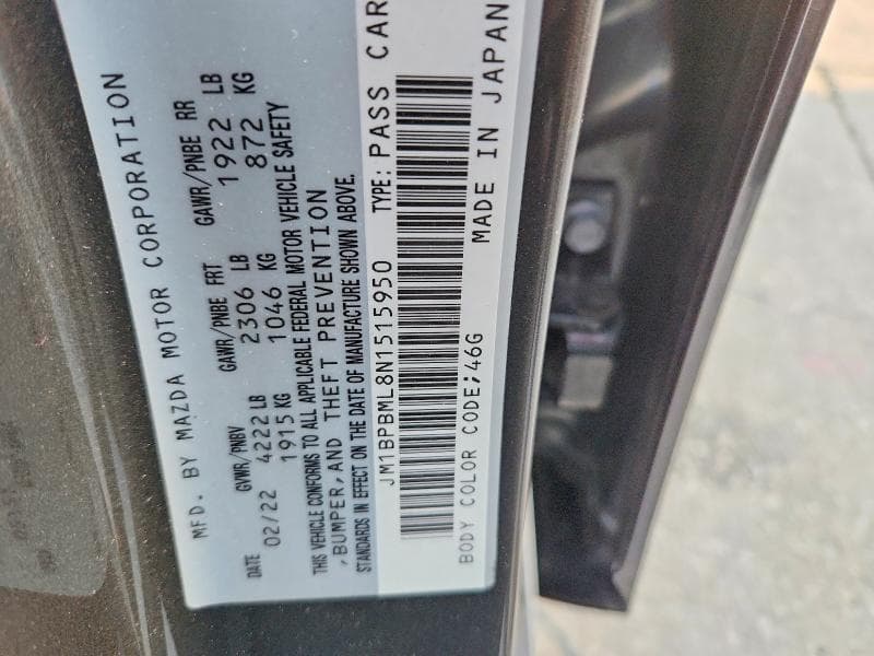 2022 MAZDA 3 PREMIUM 13