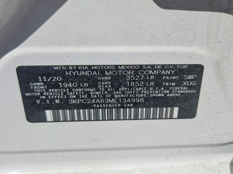 2021 HYUNDAI ACCENT SEL 13