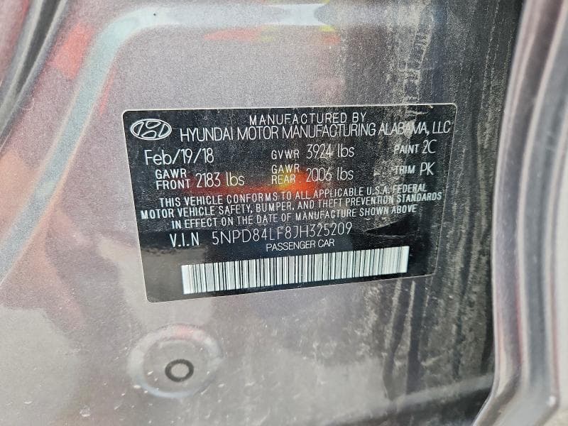 2018 HYUNDAI ELANTRA VALUE EDITION 12