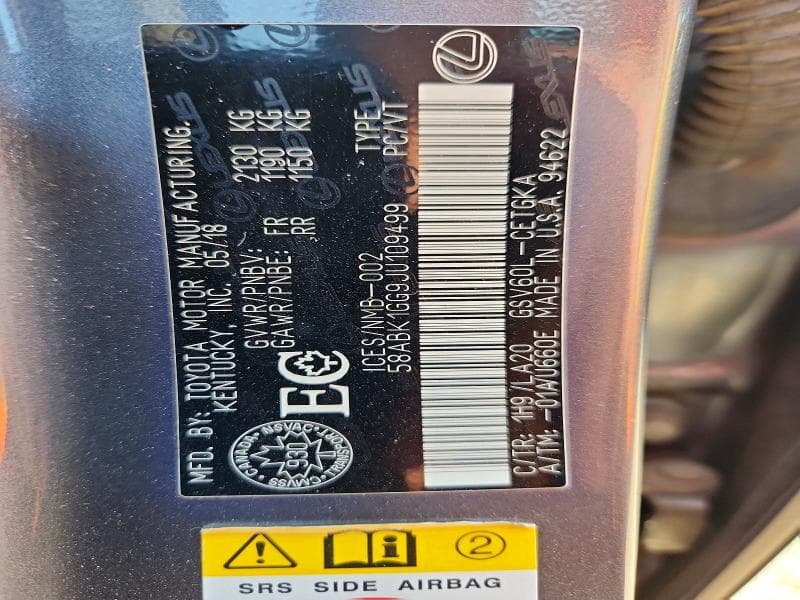2018 LEXUS ES 350 12