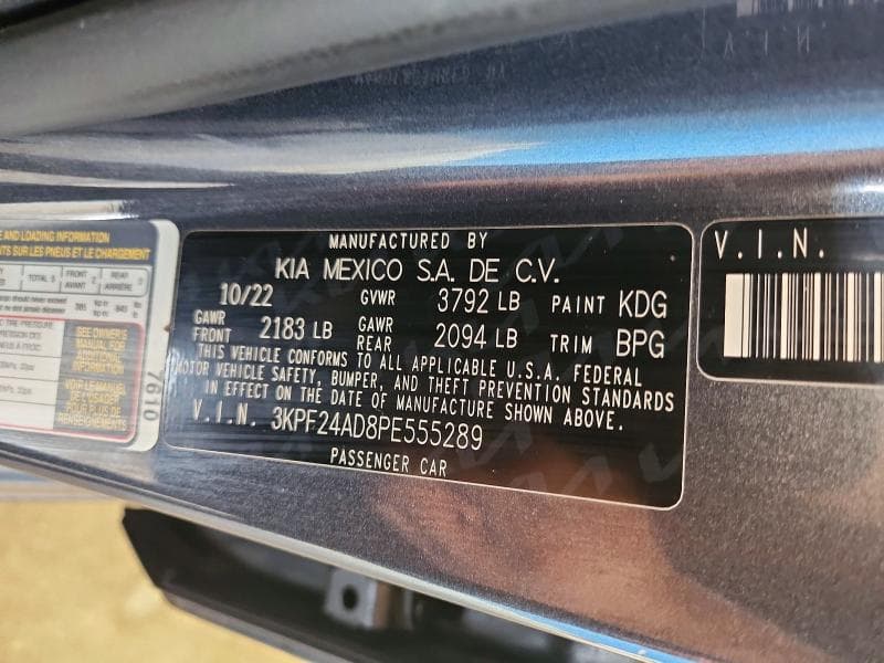 2023 KIA FORTE LXS 12