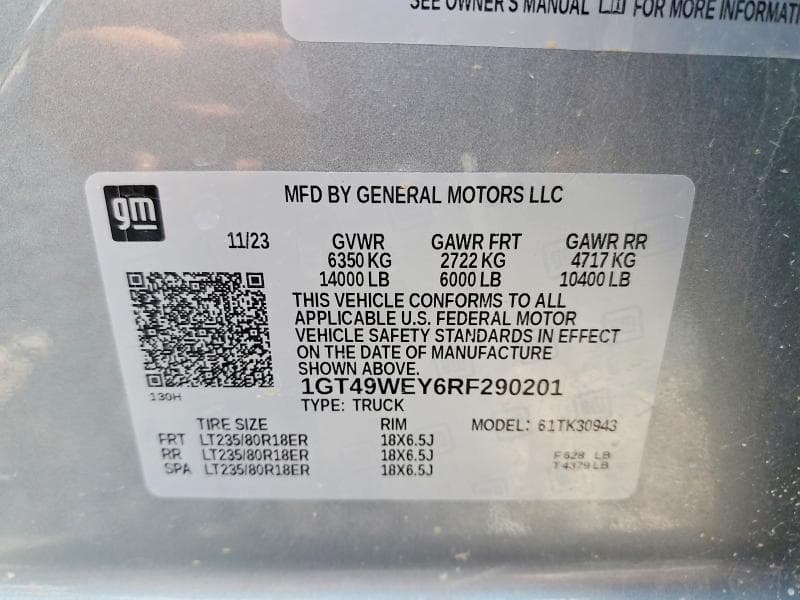 2024 GMC SIERRA K3500 DENALI 12