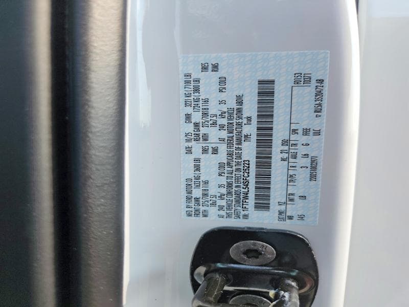 2025 FORD F150 TREMOR 12