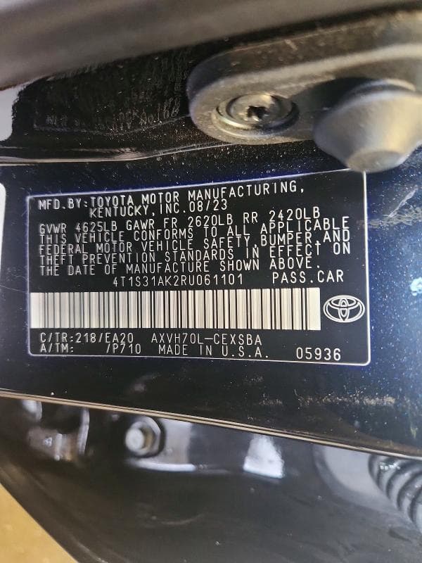 2024 TOYOTA CAMRY HYBRID SE 12