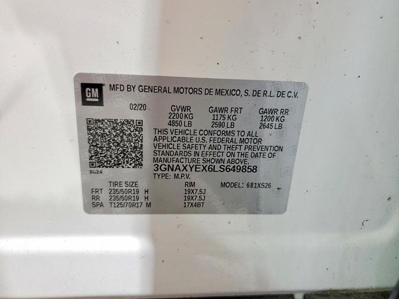 2020 CHEVROLET EQUINOX PREMIER 13