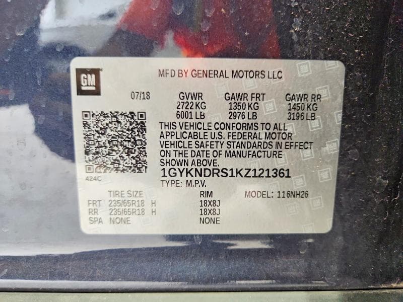 2019 CADILLAC XT5 LUXURY 13