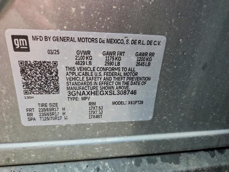 2025 CHEVROLET EQUINOX LT 13
