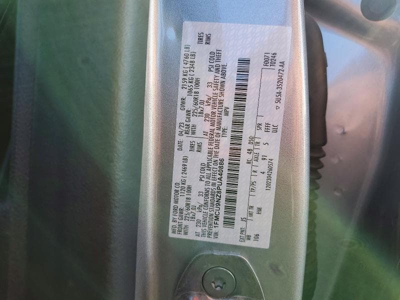 2023 FORD ESCAPE ST LINE SELECT 13