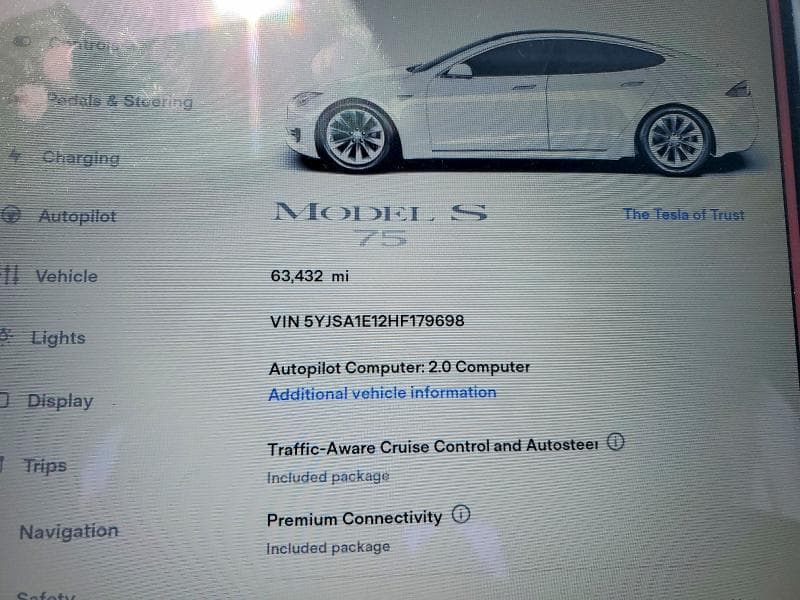 2017 TESLA MODEL S 9