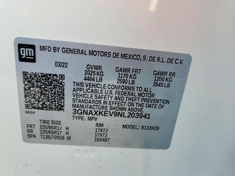 2022 CHEVROLET EQUINOX LT 13