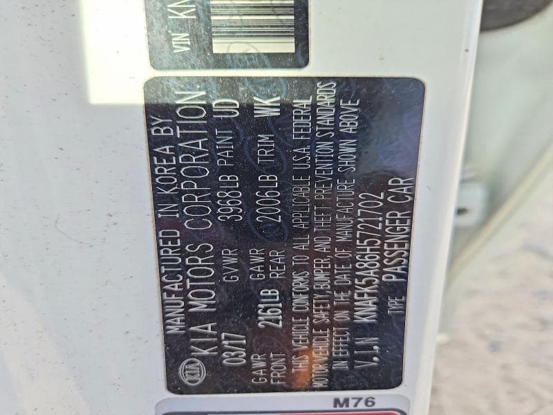 2017 KIA FORTE5 LX 13