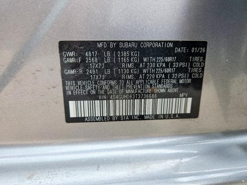 2026 SUBARU CROSSTREK 14